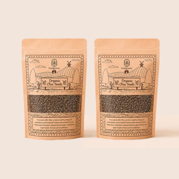Pack of 2 Organic Chia Seeds buy 1 get 1 free