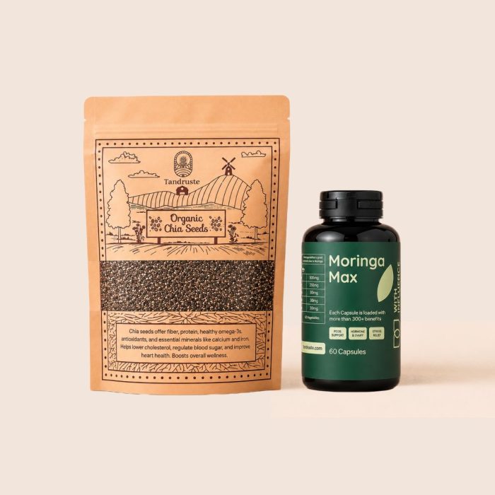 Super food deal (Moringa capsules & Chia Seeds)